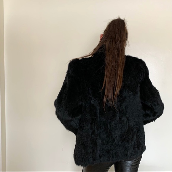 Genuine Rabbit Fur Jacket - Picture 3 of 8